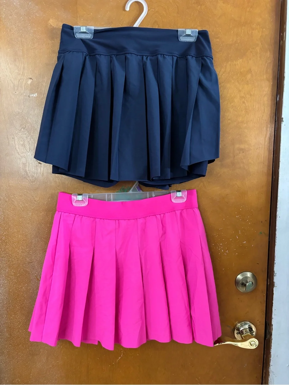 Bundle of 2 skorts.  Size large.  Pink & Blue - Picture 2 of 5